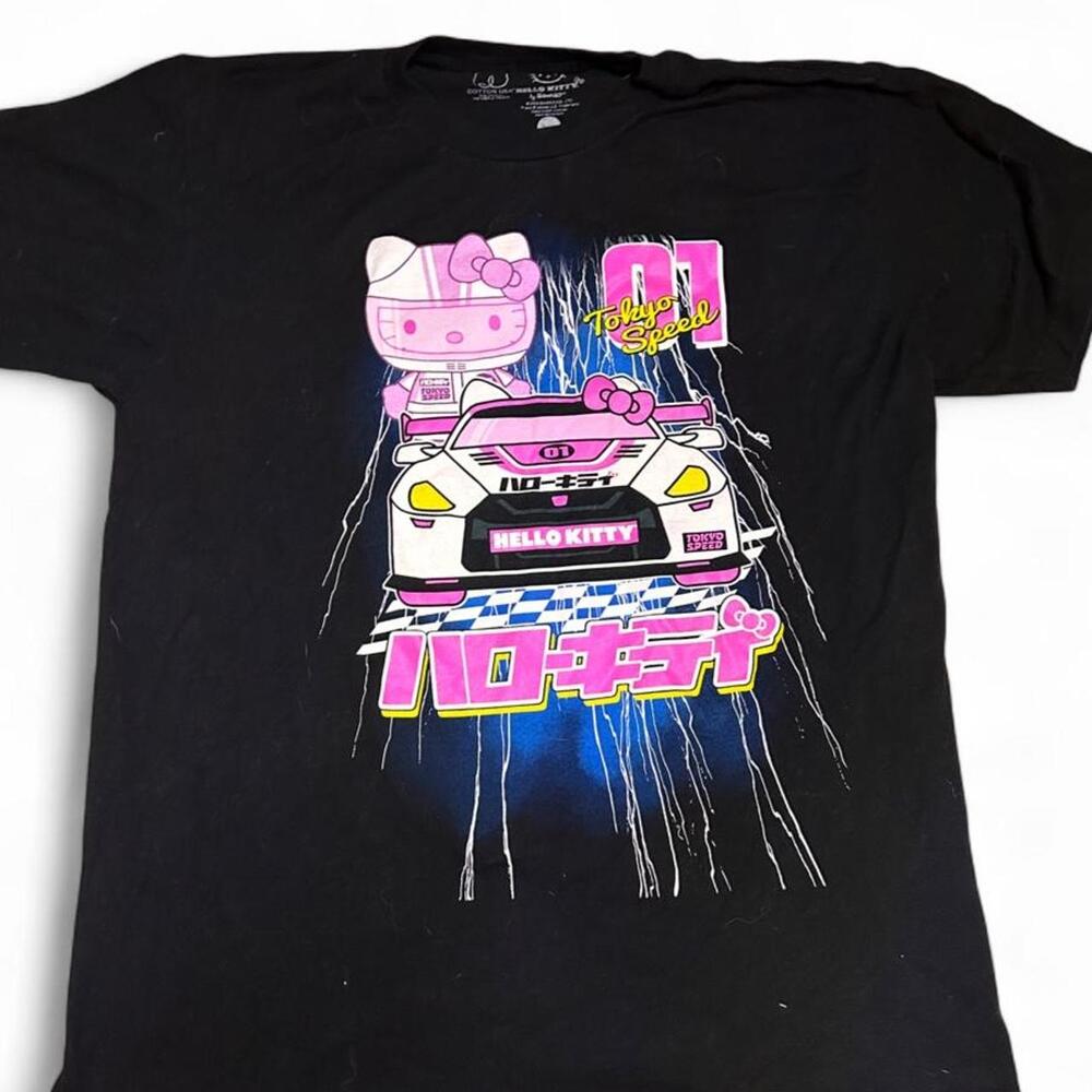 Sanrio Hello Kitty "Tokyo Speed" Racing Graphic T-Shirt kawaii